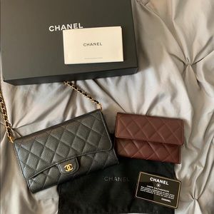 AUTHENTIC Chanel Wallet on Chain